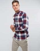 Tom Tailor Slim Fit Shirt In Red Check - Red