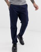 G-star Tapered Fit Cotton Twill Chinos In Navy - Navy