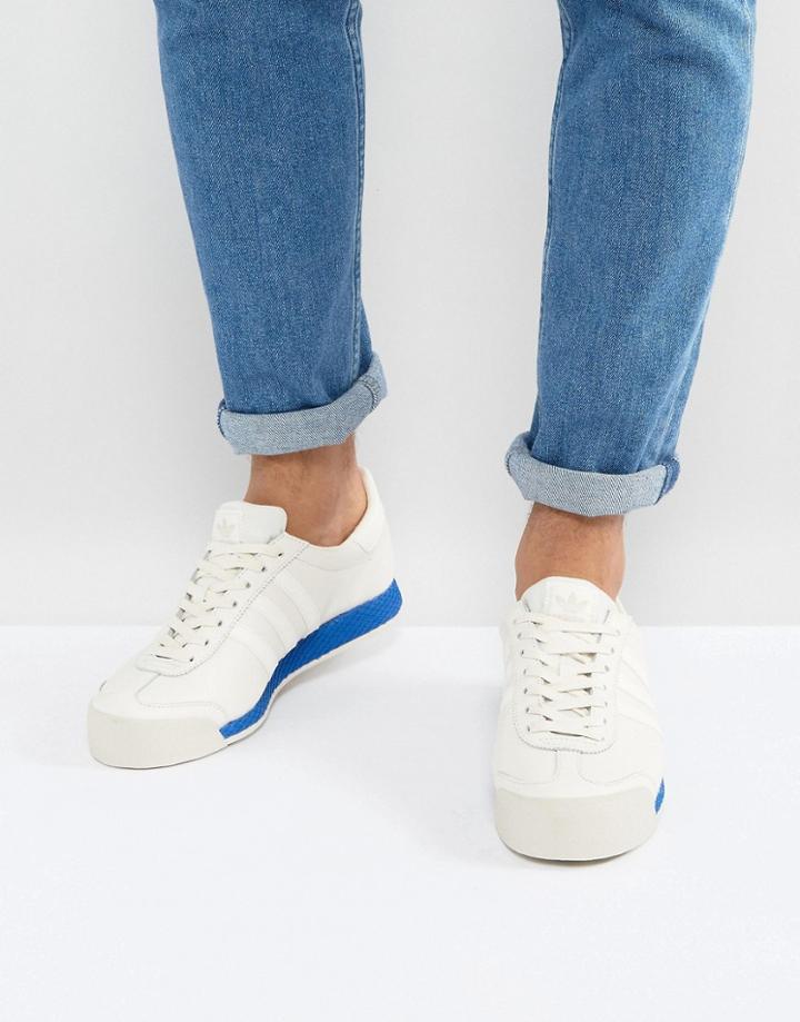 Adidas Originals Samoa Vintage Sneakers In White Bb8598 - White