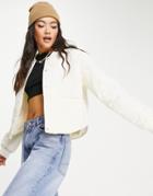 Na-kd Quilted Jacket In Cream-white
