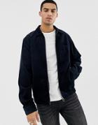 Hymn Cord Harrington Jacket - Navy