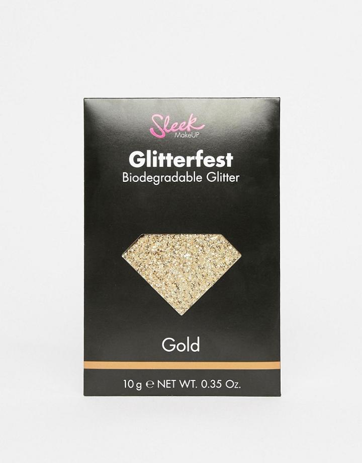 Sleek Makeup Glitterfest Biodegradable Glitter - Gold - Gold