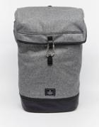 Asos Backpack In Gray Melton - Gray