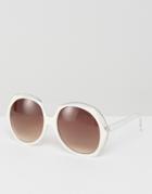 Asos Oversized Angular Square Sunglasses - Multi