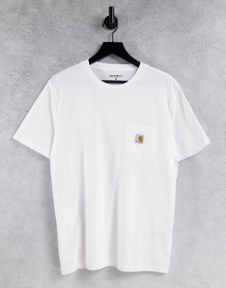 Carhartt Wip Pocket T-shirt In White