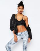 Hoxton Haus Lana Cross Back Crop Top - Black