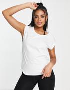 Asos 4505 Scoop Neck T-shirt-white