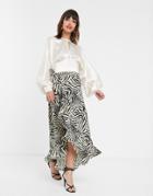Asos Design Button Through Midi Shirt Dress With Ruched Waist-pink