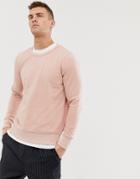 Brave Soul Mix And Match Crew Neck Sweat-pink