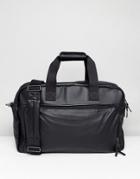 Eastpak Dokit Carryall In Black Leather - Black