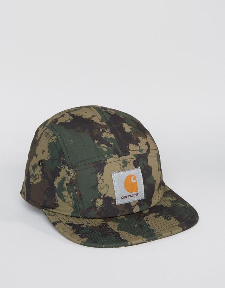 Carhartt Wip X Starter Cap 5 Panel Camo - Green