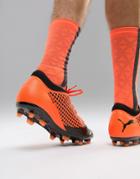 Puma Soccer Future 2.4 Firm Ground Boots In Orange 104839-02 - Orange