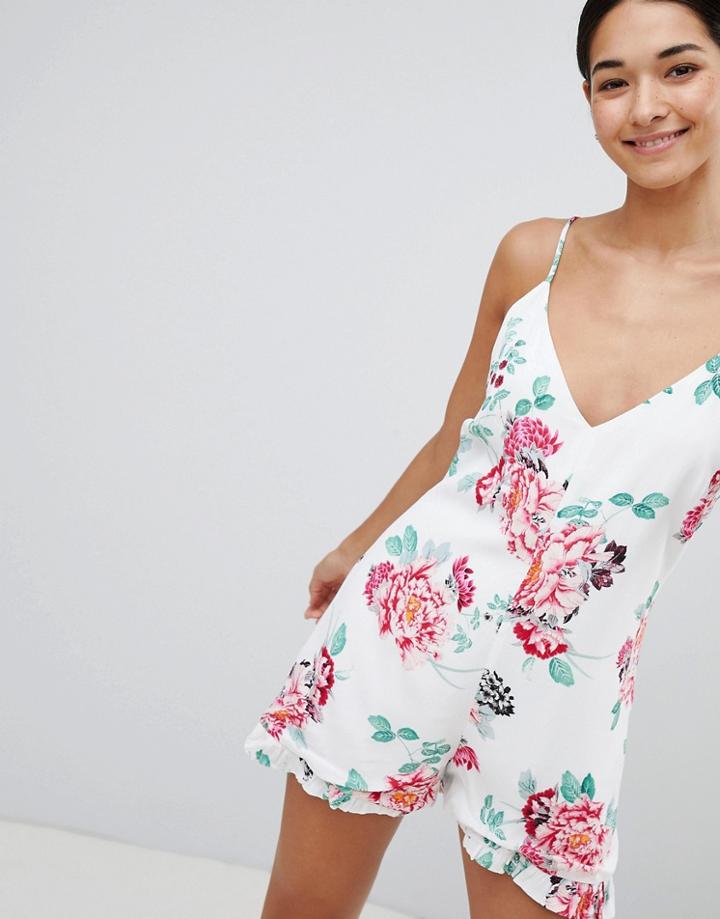 Minkpink Pretty Petals Beach Romper - Multi