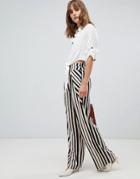 Unique 21 Stripe Wide Leg Pants - Multi