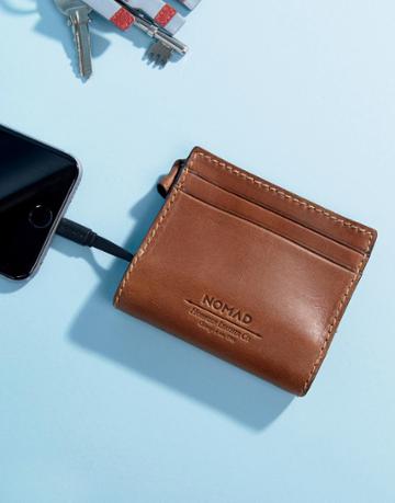 Nomad Wallet Leather Charing Horween Brown - Multi