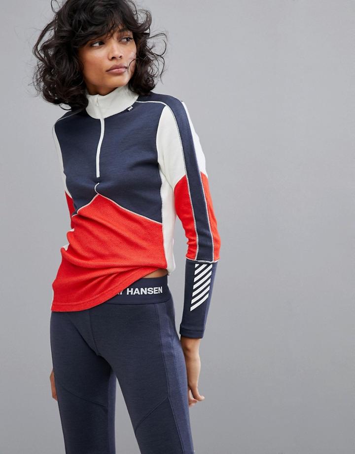 Helly Hansen Color Block Baselayer Top - Multi