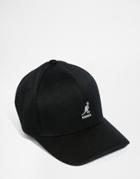 Kangol Wool Flex Fit Baseball Cap - Black