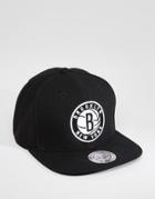 Mitchell & Ness Snapback Cap Ss Brooklyn Nets - Black