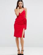 Asos Cami Pencil Dress - Red