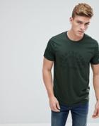 Abercrombie & Fitch Large Print Logo T-shirt In Green - Green