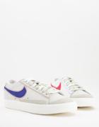 Nike Blazer Low '77 Prm Sneakers In Light Bone/summit White-neutral