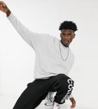 Collusion Sweatshirt In Gray Marl-grey