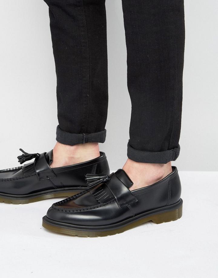 Dr Martens Adrian Tassel Loafers In Black