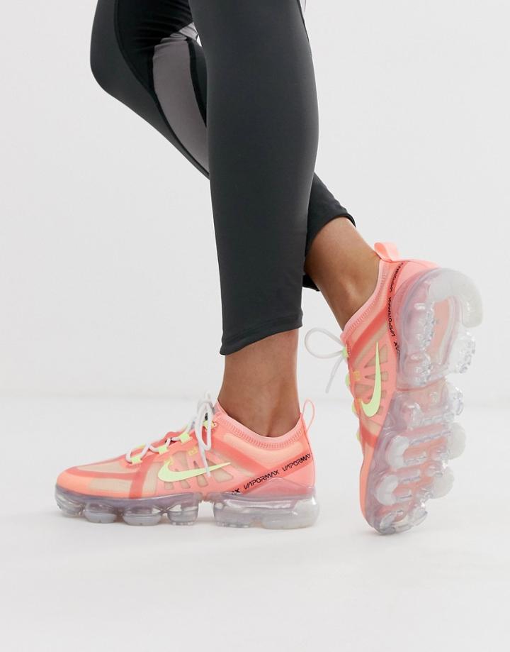 Nike Running Vapormax Mesh 19 Sneakers In Pink