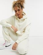 Nike Mini Swoosh Oversized Sweatpant In Off White