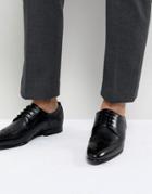 Ted Baker Ollivur Leather Brogue Shoes In Black - Black