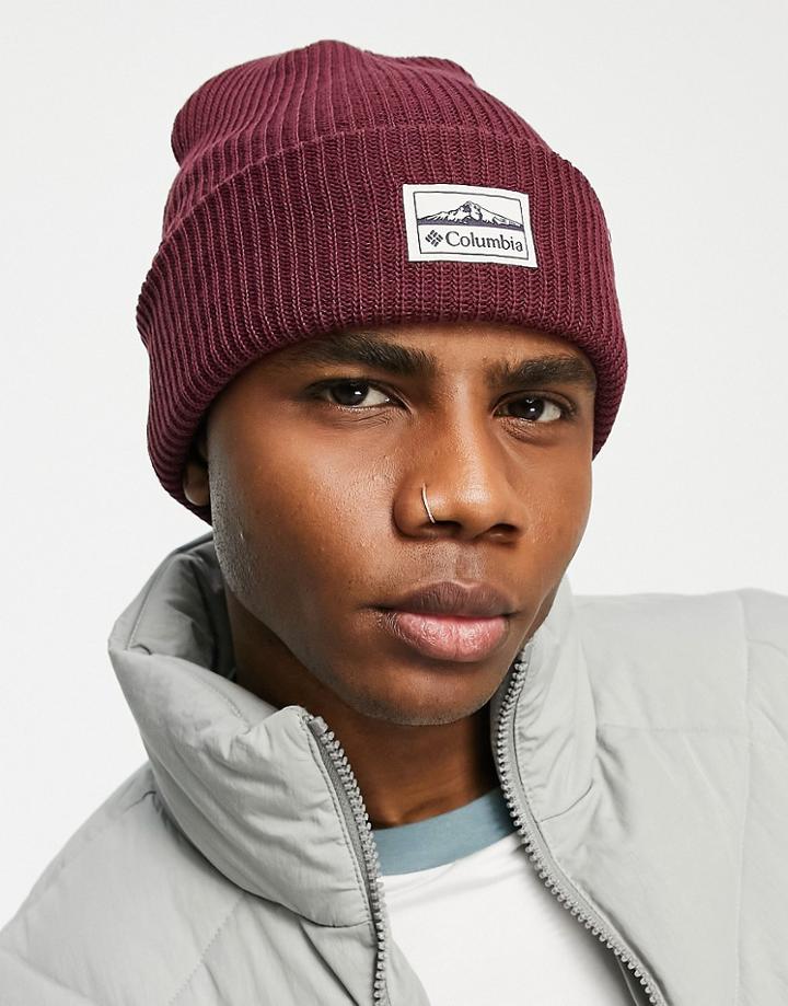 Columbia Lost Lager Ii Beanie In Burgundy-red