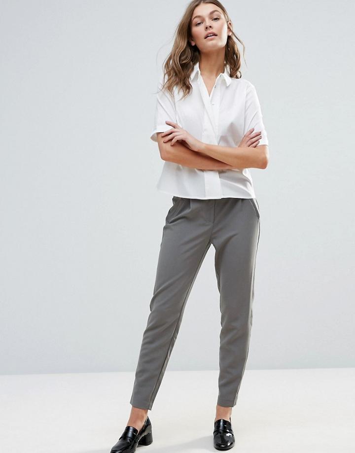 Y.a.s Clady Spring Tailored Pants - Cream