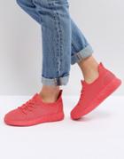 Asos Dedicate Knitted Sneakers - Pink