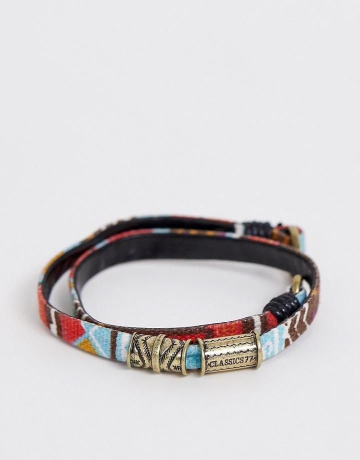 Classics 77 Fabric Wrap Bracelet In Multi - Multi