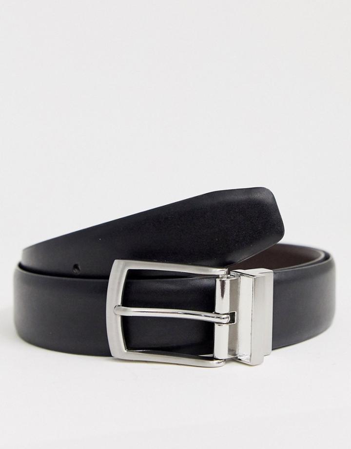 French Connection Reversible Belt-black