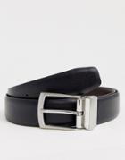 French Connection Reversible Belt-black