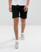 D-struct Pull On Drawstrinig Canvas Shorts - Navy