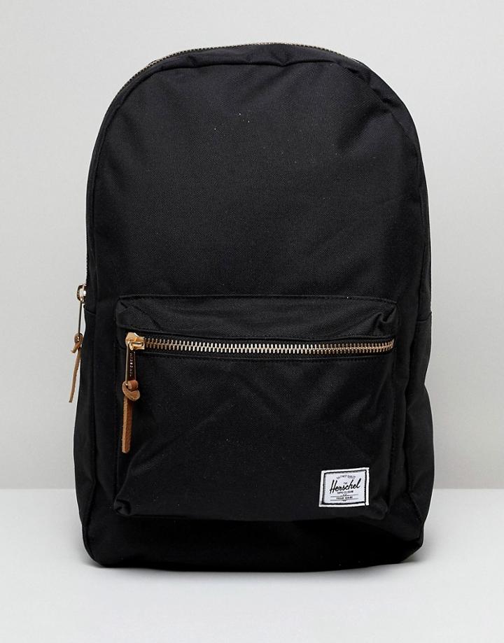 Herschel Classic Volume Black Backpack - Black