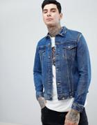 Pretty Green Dock Denim Jacket In Blue - Blue