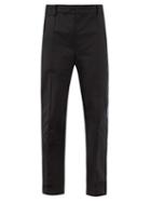 Topshop Petite Tie Dye Straight Leg Jean In Black