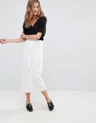Closet Big Pocket Midi Skirt - Cream