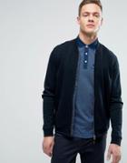 Ted Baker Quilted Bomber - Navy