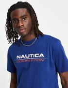 Nautica Competition Vang Logo T-shirt In Navy