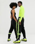 Collusion X Everyone Together Unisex Jogger With Taping - Black