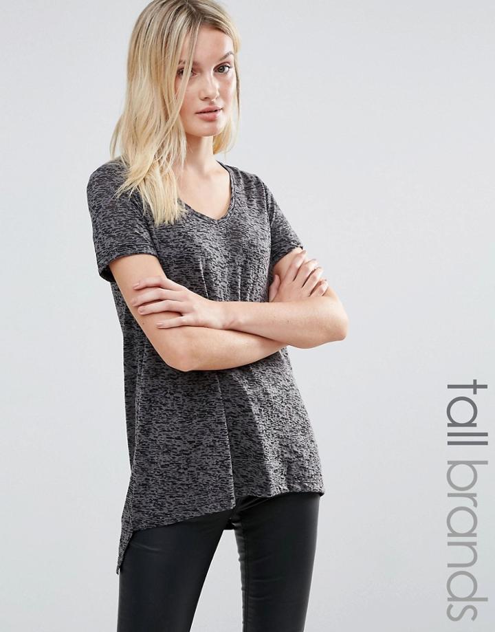 Y.a.s Tall Mille Top - Gray