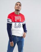 Fila Black Line Owen Block Panel Sweatshirt In Navy - Navy