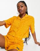 Quiksilver Nomad Culture Shirt In Mustard-yellow