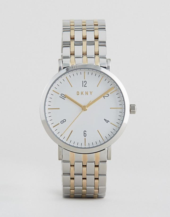 Dkny Minetta Silver Bracelet Watch - Silver