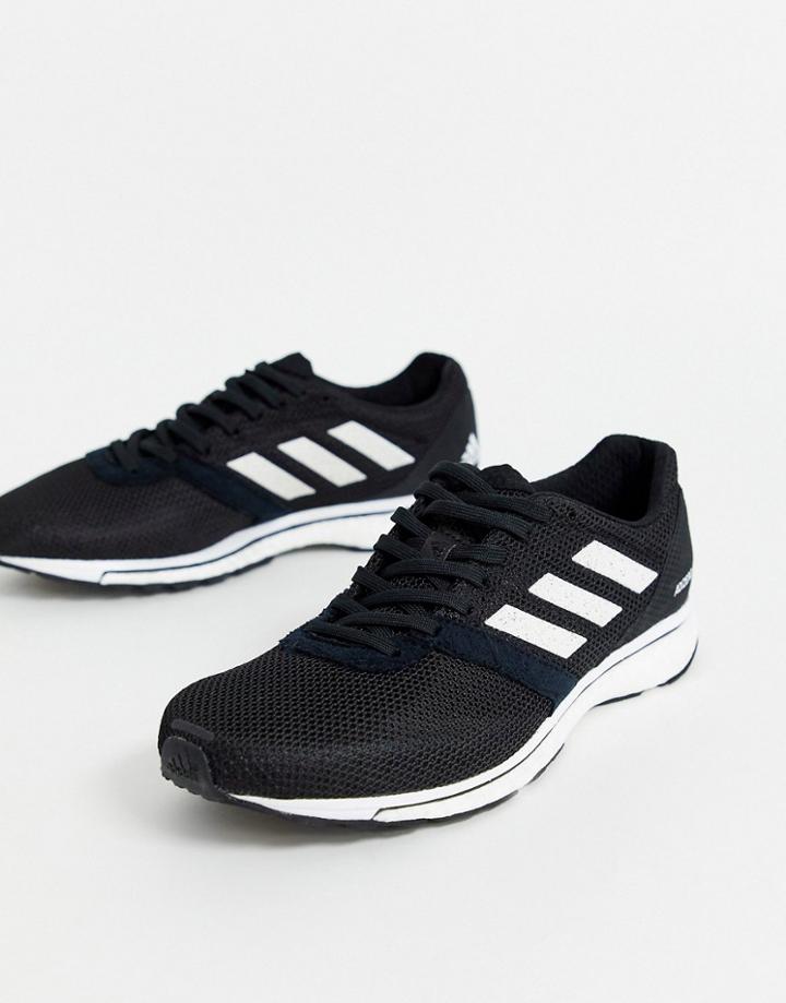 Adidas Running Adios 4 Sneakers In Black