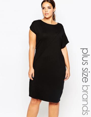 Carmakoma Knittedshift Dress - Black